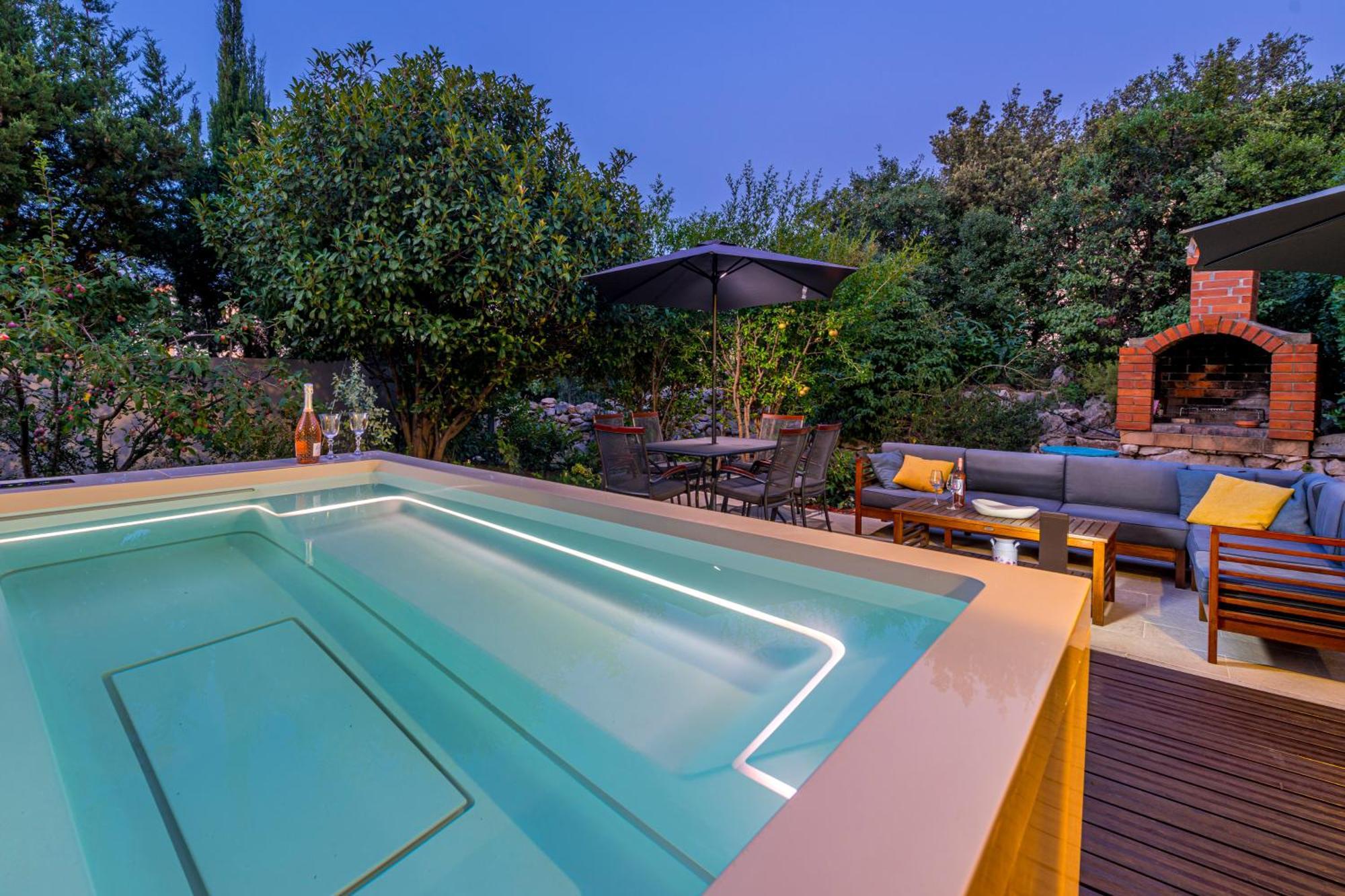 Apartment With Terrace And Mini Pool Green Gold 杜布罗夫尼克 外观 照片